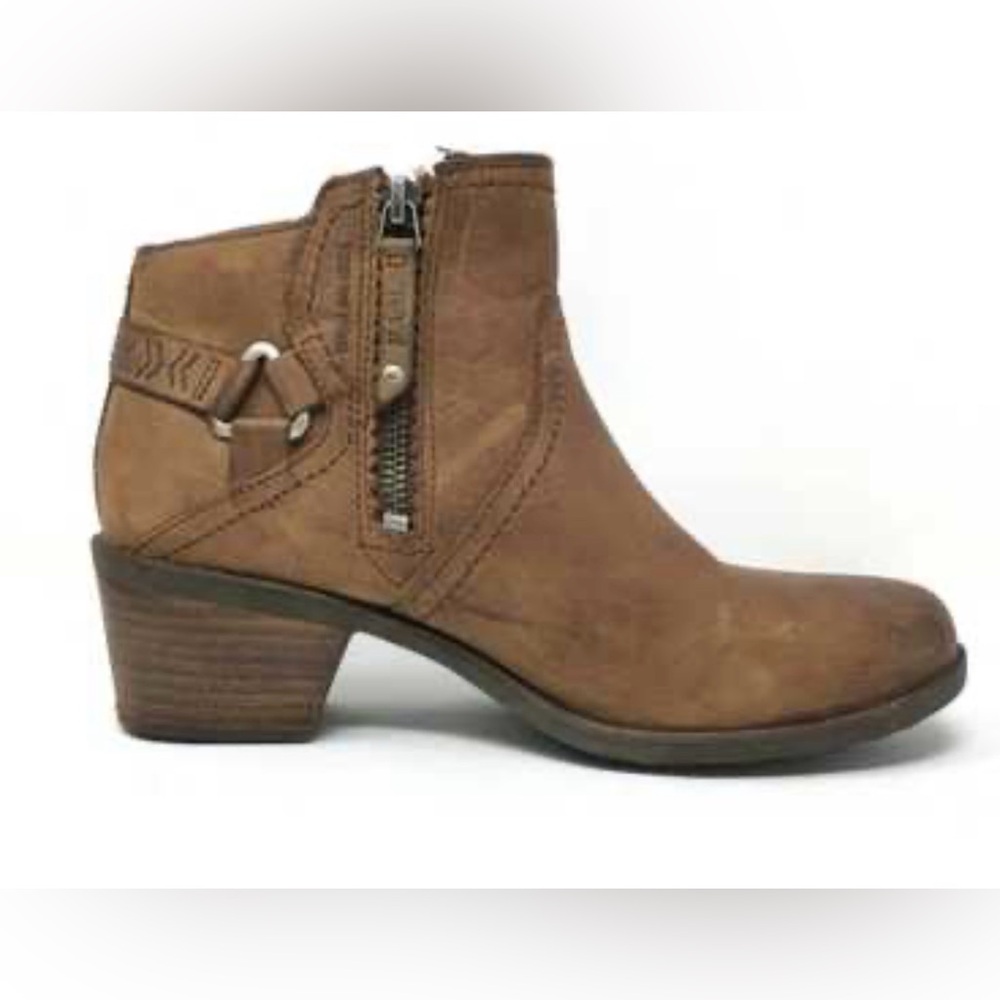 Teva Brown Ankle Booties with Zipper